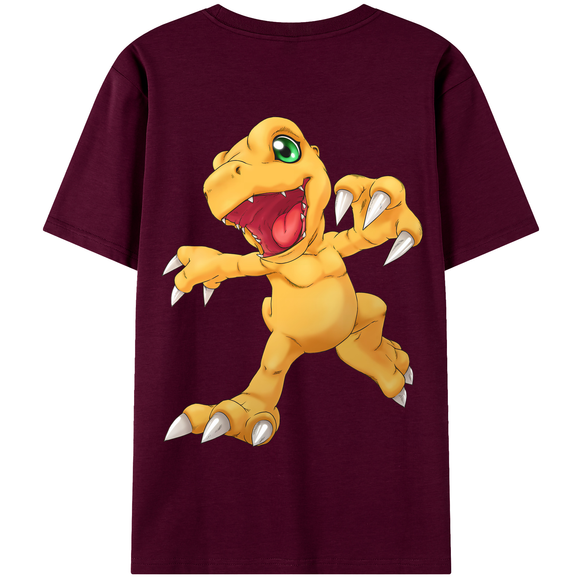 （画像用） Digimon デジタルモンスター/デジモン レディース半袖Tシャツ(バックプリント)